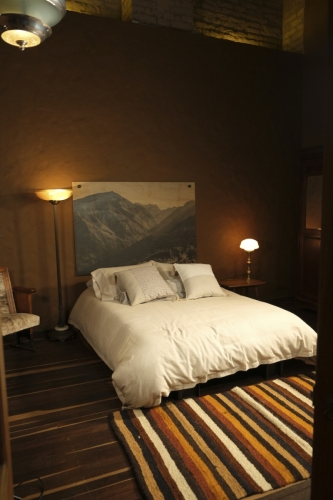 Habitación con vista a patio